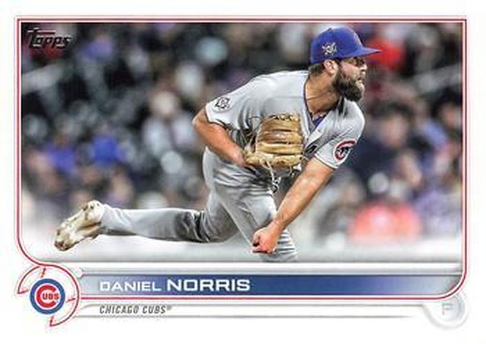 #US143 Daniel Norris - Chicago Cubs - 2022 Topps Update Baseball