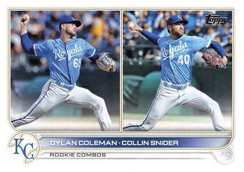 #US147 Dylan Coleman / Collin Snider - Kansas City Royals - 2022 Topps Update Baseball