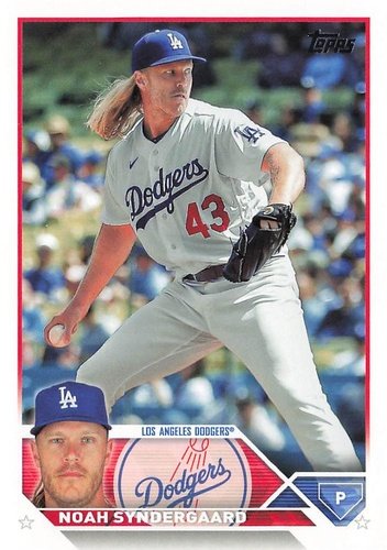 #US150 Noah Syndergaard - Los Angeles Dodgers - 2023 Topps Update Baseball