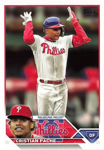 #US154 Cristian Pache - Philadelphia Phillies - 2023 Topps Update Baseball