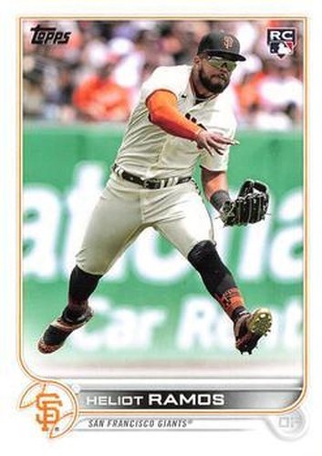 #US154 Heliot Ramos - San Francisco Giants - 2022 Topps Update Baseball