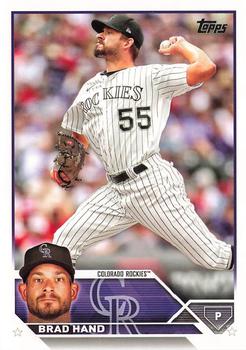 #US155 Brad Hand - Colorado Rockies - 2023 Topps Update Baseball