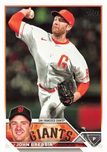 #US157 John Brebbia - San Francisco Giants - 2023 Topps Update Baseball