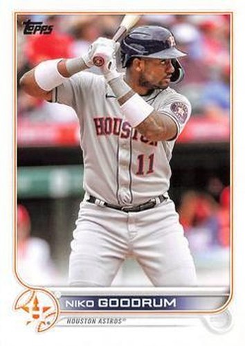 #US157 Niko Goodrum - Houston Astros - 2022 Topps Update Baseball