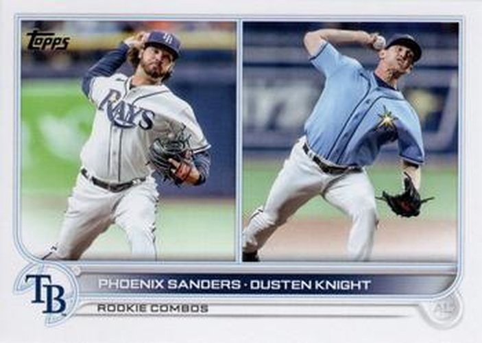 #US172 Phoenix Sanders / Dusten Knight - Tampa Bay Rays - 2022 Topps Update Baseball