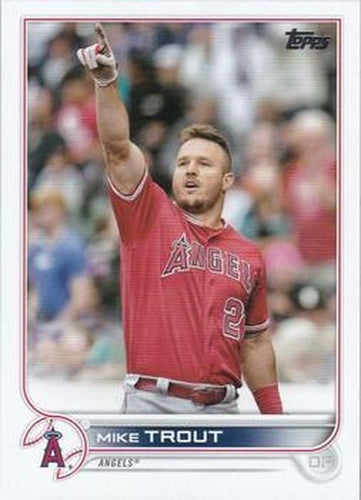 #US175b Mike Trout - Los Angeles Angels - 2022 Topps Update Baseball