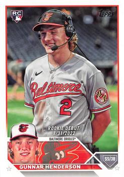 #US18 Gunnar Henderson - Baltimore Orioles - 2023 Topps Update Baseball
