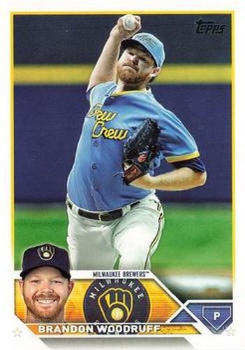 #US184 Brandon Woodruff - Milwaukee Brewers - 2023 Topps Update Baseball