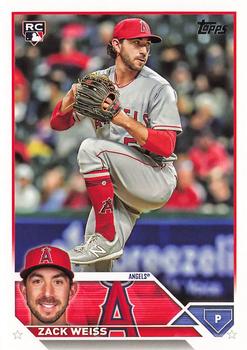 #US196 Zack Weiss - Los Angeles Angels - 2023 Topps Update Baseball