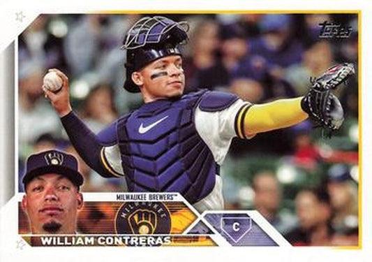 #US197 William Contreras - Milwaukee Brewers - 2023 Topps Update Baseball