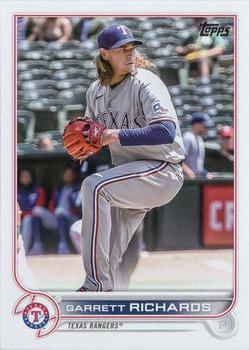 #US198 Garrett Richards - Texas Rangers - 2022 Topps Update Baseball