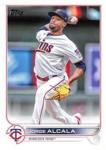 #US201 Jorge Alcala - Minnesota Twins - 2022 Topps Update Baseball