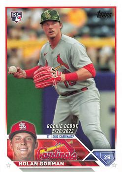 #US212 Nolan Gorman - St. Louis Cardinals - 2023 Topps Update Baseball
