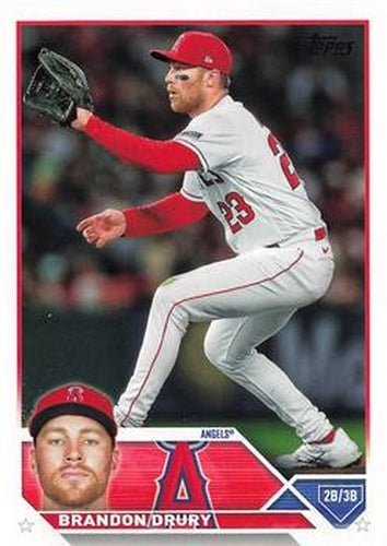 #US22 Brandon Drury - Los Angeles Angels - 2023 Topps Update Baseball