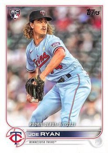 #US222 Joe Ryan - Minnesota Twins - 2022 Topps Update Baseball