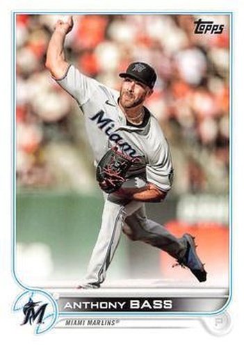 #US227 Anthony Bass - Miami Marlins - 2022 Topps Update Baseball