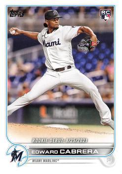 #US231 Edward Cabrera - Miami Marlins - 2022 Topps Update Baseball