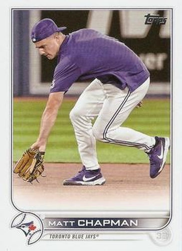 #US235b Matt Chapman - Toronto Blue Jays - 2022 Topps Update Baseball