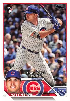 #US236 Matt Mervis - Chicago Cubs - 2023 Topps Update Baseball