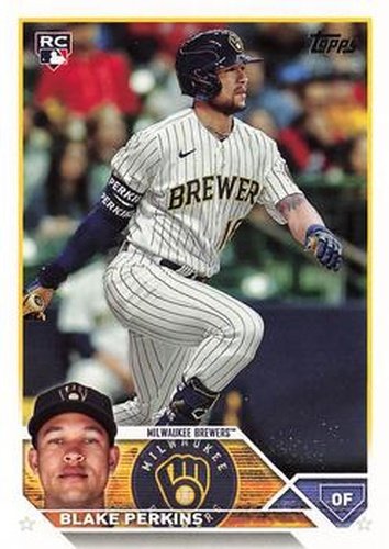 #US242 Blake Perkins - Milwaukee Brewers - 2023 Topps Update Baseball