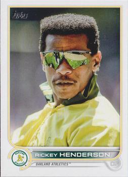 #US24c Rickey Henderson - Oakland Athletics - 2022 Topps Update Baseball