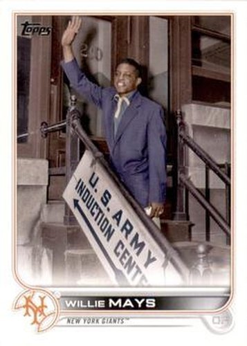 #US24d Willie Mays - New York Giants - 2022 Topps Update Baseball
