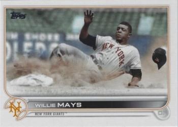#US24e Willie Mays - New York Giants - 2022 Topps Update Baseball
