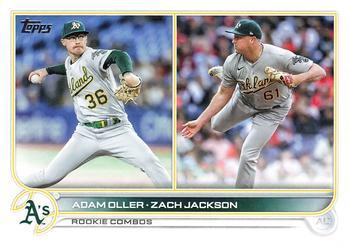 #US254 Adam Oller / Zach Jackson - Oakland Athletics - 2022 Topps Update Baseball