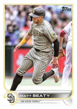 #US263 Matt Beaty - San Diego Padres - 2022 Topps Update Baseball