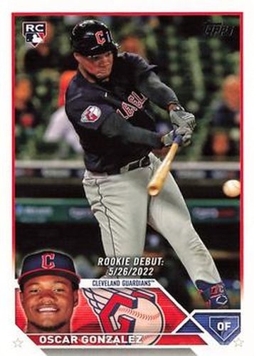 #US275 Oscar Gonzalez - Cleveland Guardians - 2023 Topps Update Baseball