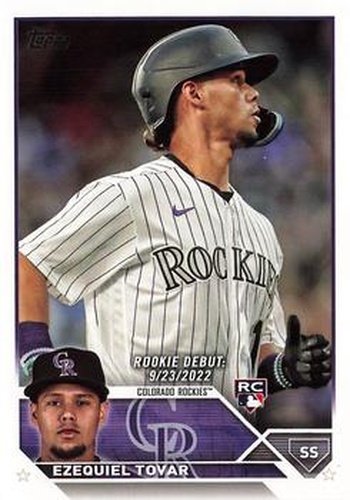 #US283 Ezequiel Tovar - Colorado Rockies - 2023 Topps Update Baseball