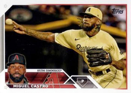 #US284 Miguel Castro - Arizona Diamondbacks - 2023 Topps Update Baseball
