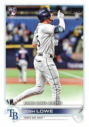 #US287 Josh Lowe - Tampa Bay Rays - 2022 Topps Update Baseball