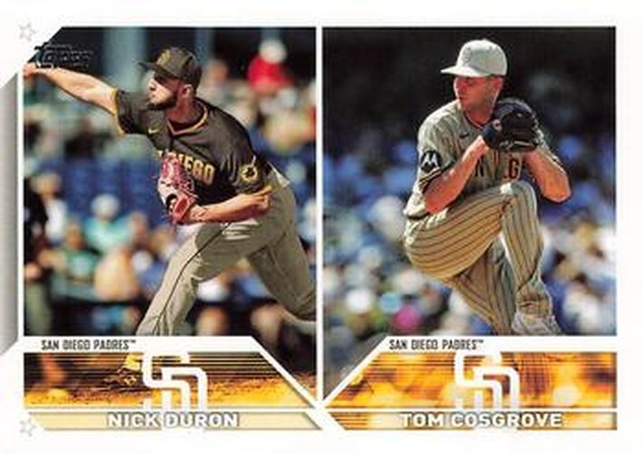 #US288 Nick Duron / Tom Cosgrove - San Diego Padres - 2023 Topps Update Baseball