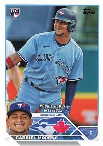 #US290 Gabriel Moreno - Toronto Blue Jays - 2023 Topps Update Baseball