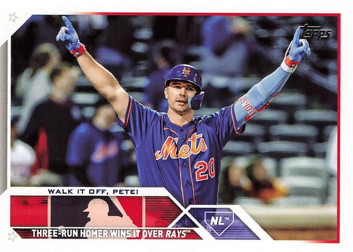 #US292 Walk it Off, Pete! - New York Mets - 2023 Topps Update Baseball