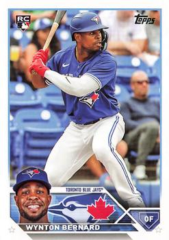 #US293 Wynton Bernard - Toronto Blue Jays - 2023 Topps Update Baseball
