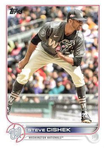#US296 Steve Cishek - Washington Nationals - 2022 Topps Update Baseball