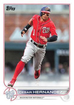 #US299 Cesar Hernandez - Washington Nationals - 2022 Topps Update Baseball