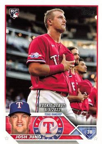#US308 Josh Jung - Texas Rangers - 2023 Topps Update Baseball