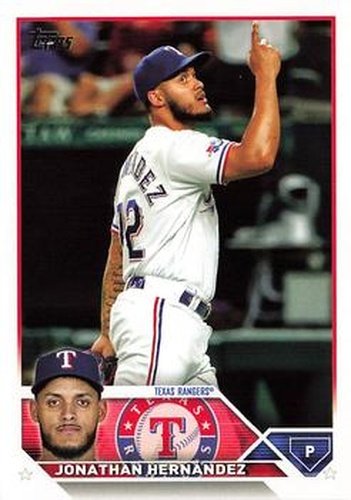 #US312 Jonathan Hernandez - Texas Rangers - 2023 Topps Update Baseball