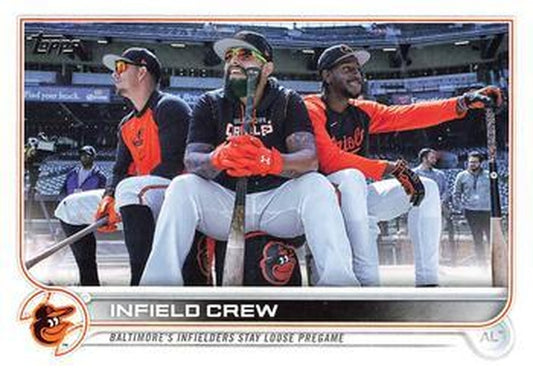 #US312 Infield Crew Jorge Mateo / Rougned Odor - Baltimore Orioles - 2022 Topps Update Baseball