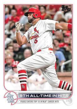 #US313 9th All-Time In Hits - St. Louis Cardinals - 2022 Topps Update Baseball
