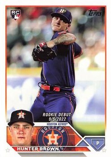 #US315 Hunter Brown - Houston Astros - 2023 Topps Update Baseball
