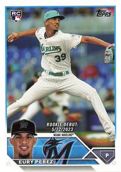 #US317 Eury Pérez - Miami Marlins - 2023 Topps Update Baseball