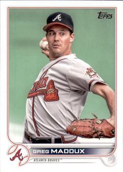 #US31b Greg Maddux - Atlanta Braves - 2022 Topps Update Baseball