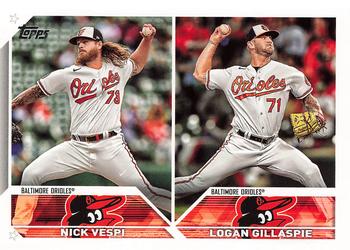 #US322 Nick Vespi / Logan Gillaspie - Baltimore Orioles - 2023 Topps Update Baseball