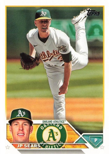 #US323 JP Sears - Oakland Athletics - 2023 Topps Update Baseball