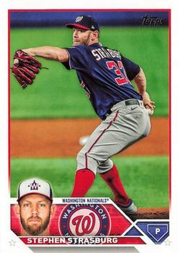 #US325 Stephen Strasburg - Washington Nationals - 2023 Topps Update Baseball