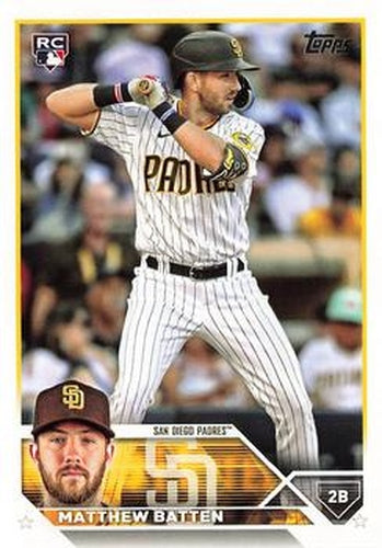 #US38 Matthew Batten - San Diego Padres - 2023 Topps Update Baseball